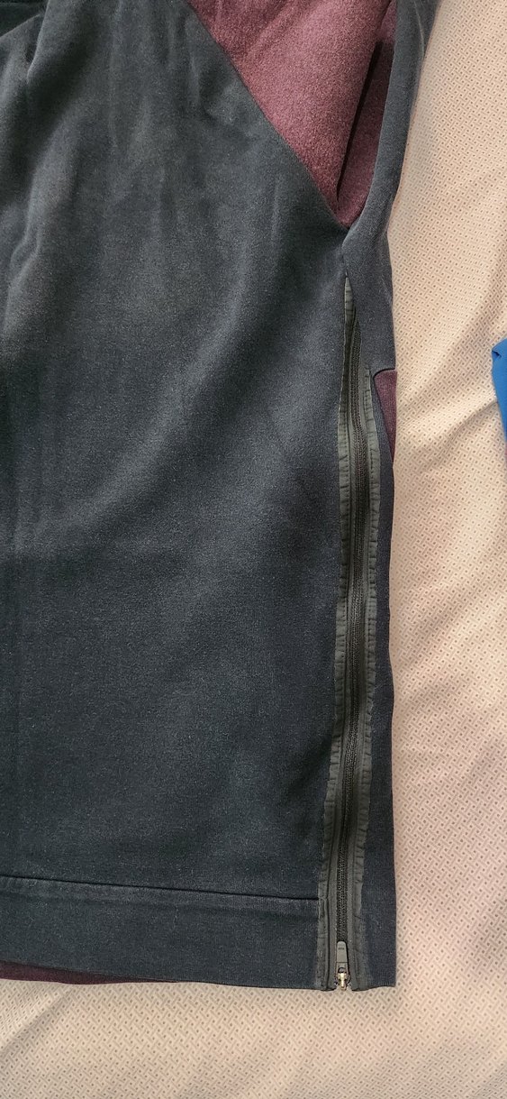 Erkek Siyah Fermuarlı Dar Kesim Eşofman Altı - Görsel 5