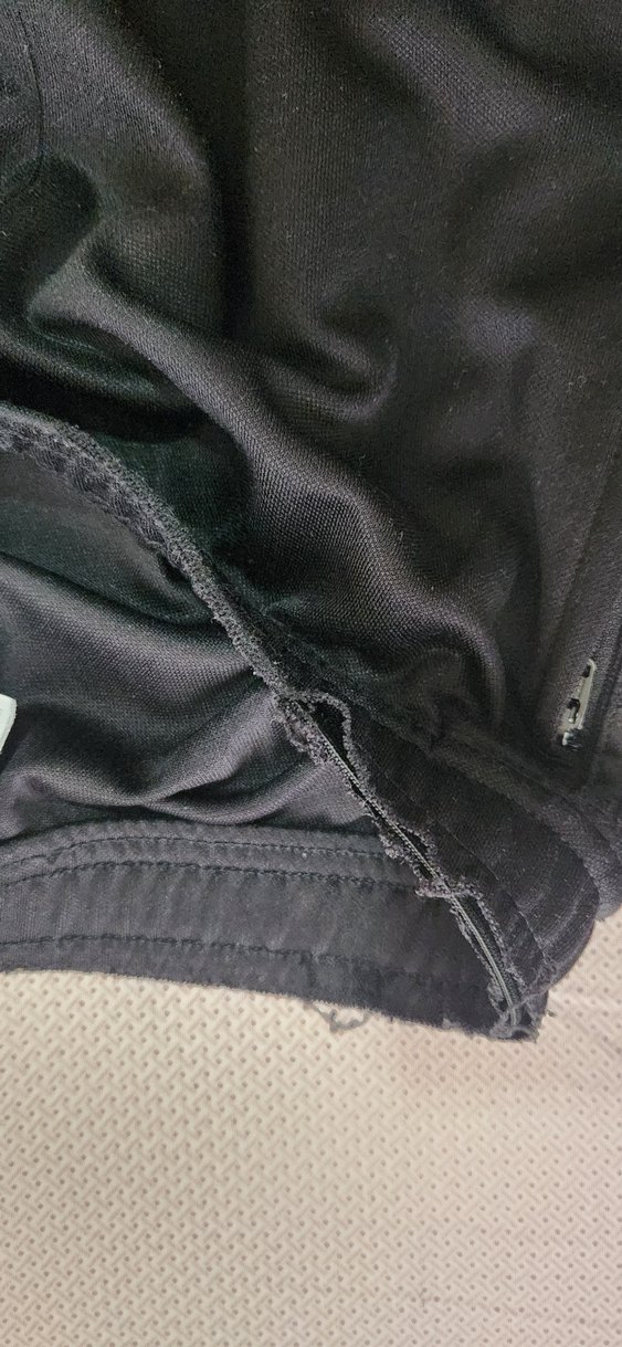 Erkek Siyah Fermuarlı Dar Kesim Eşofman Altı - Görsel 2