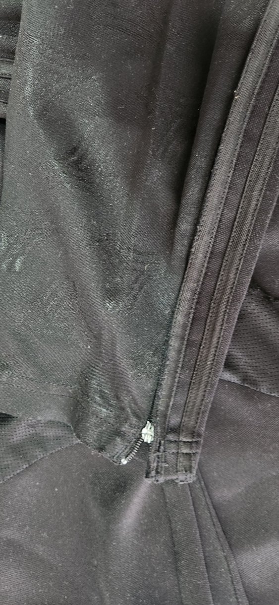 Erkek Siyah Fermuarlı Dar Kesim Eşofman Altı - Görsel 3