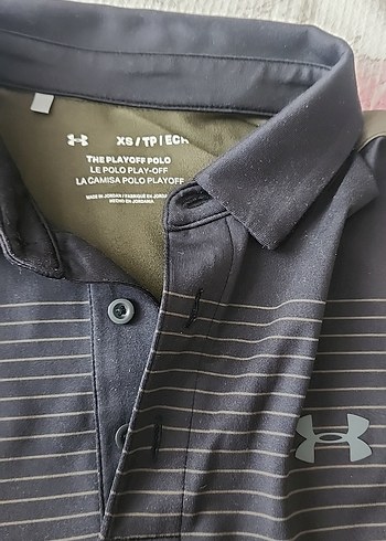Hotiç Gri Çizgili Erkek Polo Tişört