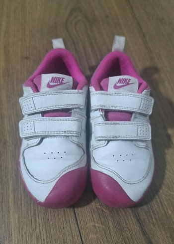 Nike Kız Çocuk Pembe Cırt Cırtlı Orijinal Spor Ayakkabı - Görsel 2