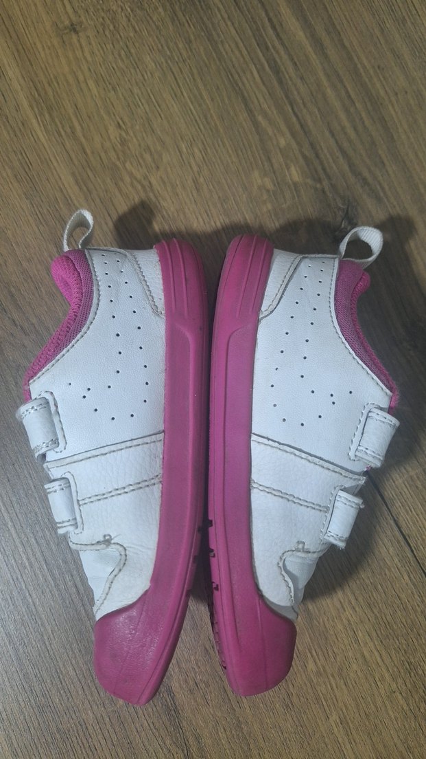 Nike Kız Çocuk Pembe Cırt Cırtlı Orijinal Spor Ayakkabı - Görsel 5