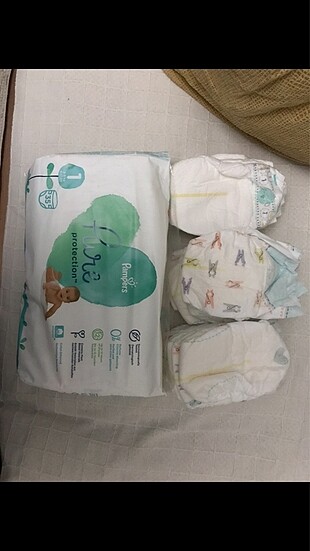 Pampers pure collection bebek bezi 1 yenidoğan