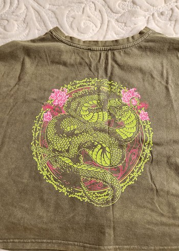 Trendyol & Milla Trendyol Yeşil Crop Tişört