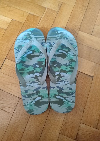 Mavi Kamuflaj Desenli Erkek Terlik - Görsel 5