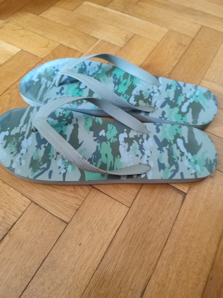 Mavi Kamuflaj Desenli Erkek Terlik - Görsel 3