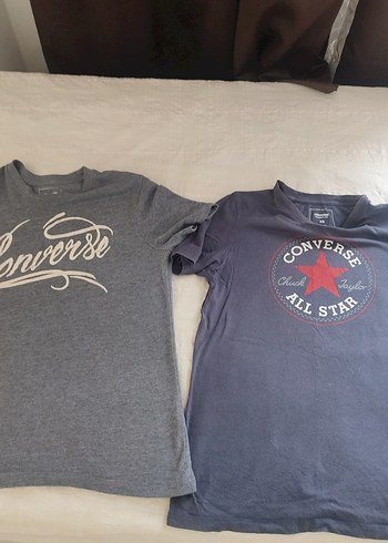 Orjinal Converse Gri Converse Baskılı Erkek Tişörtü