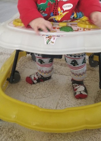 Beden Renkli Sarı Bebek Yürüteci