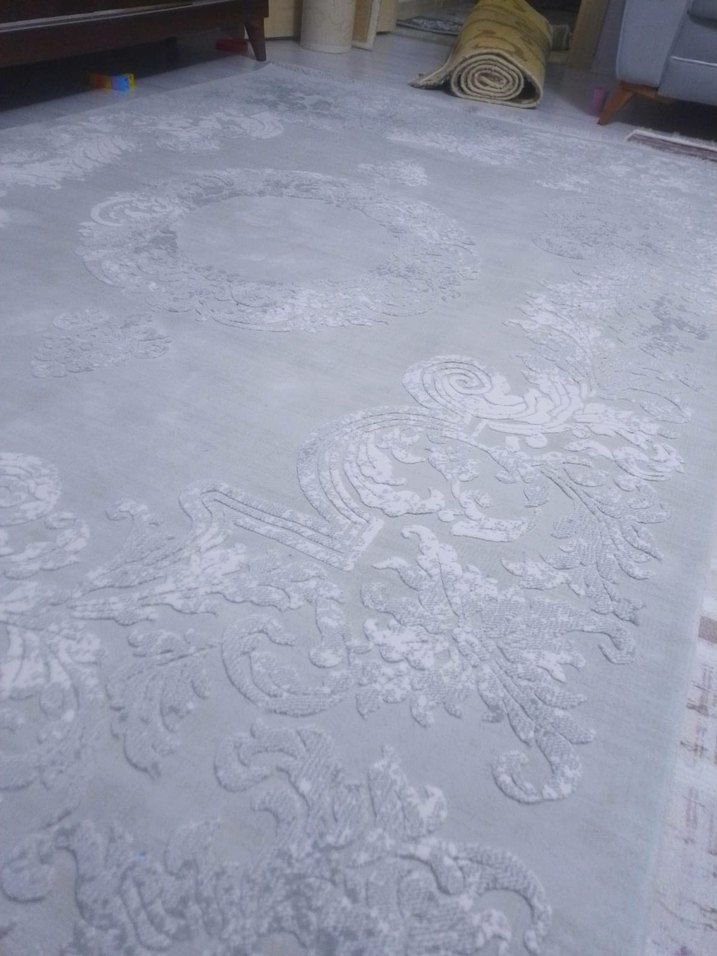 Modern Klasik Gri Halı - Görsel 2