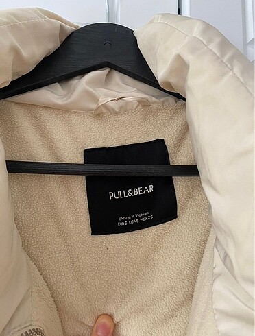 m Beden Pull and bear kadın mont
