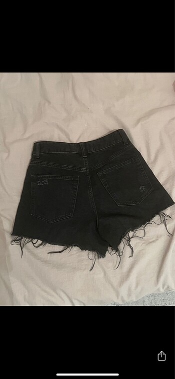 xs Beden gri Renk Bershka kot şort