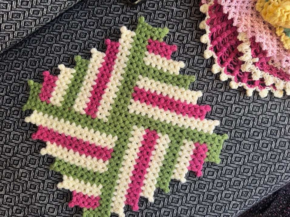 Renkli Örgü Banyo lifleri - Görsel 4