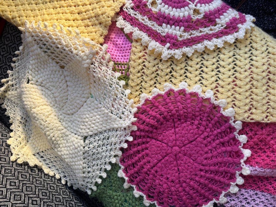 Renkli Örgü Banyo lifleri - Görsel 5