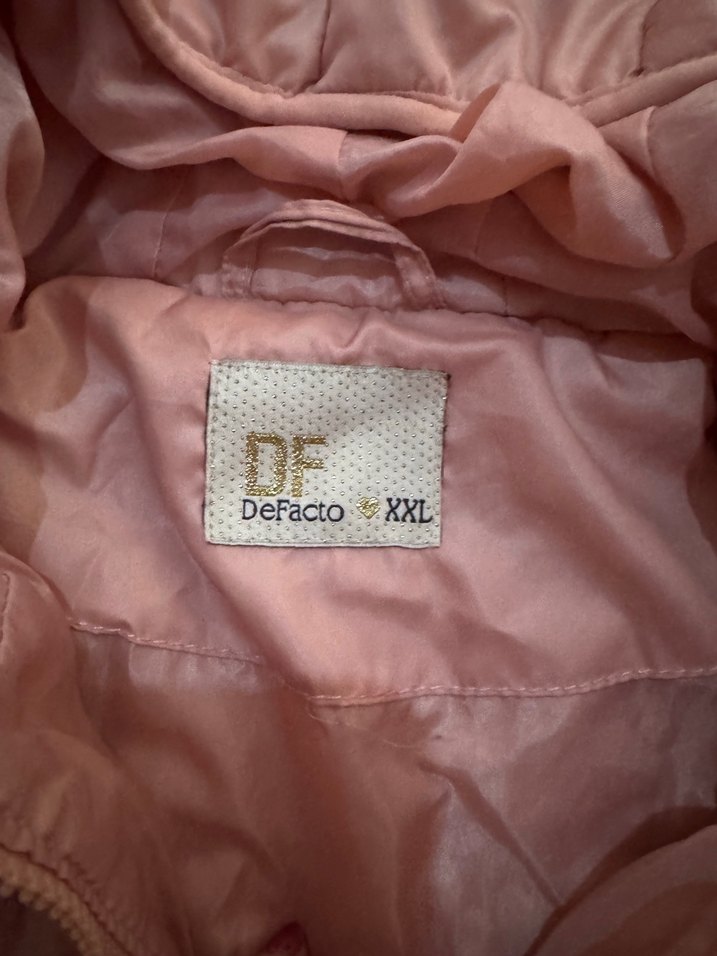 Pembe Kadın Defacto Mont - Görsel 4