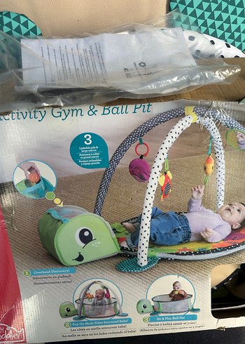 Renkli Bebek Oyun Halısı ve Top Havuzu - Görsel 2