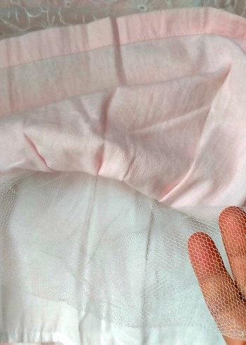 Dantel Detaylı Pembe Kız Çocuk Elbise - Görsel 5