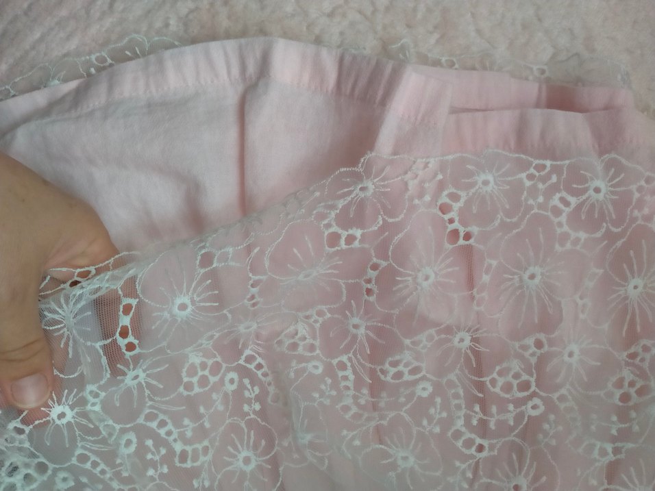 Dantel Detaylı Pembe Kız Çocuk Elbise - Görsel 3