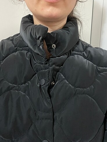 xs Beden Zara siyah kısa mont
