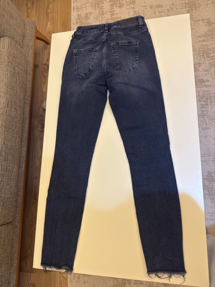Kadın Lacivert Denim Jean - Görsel 4