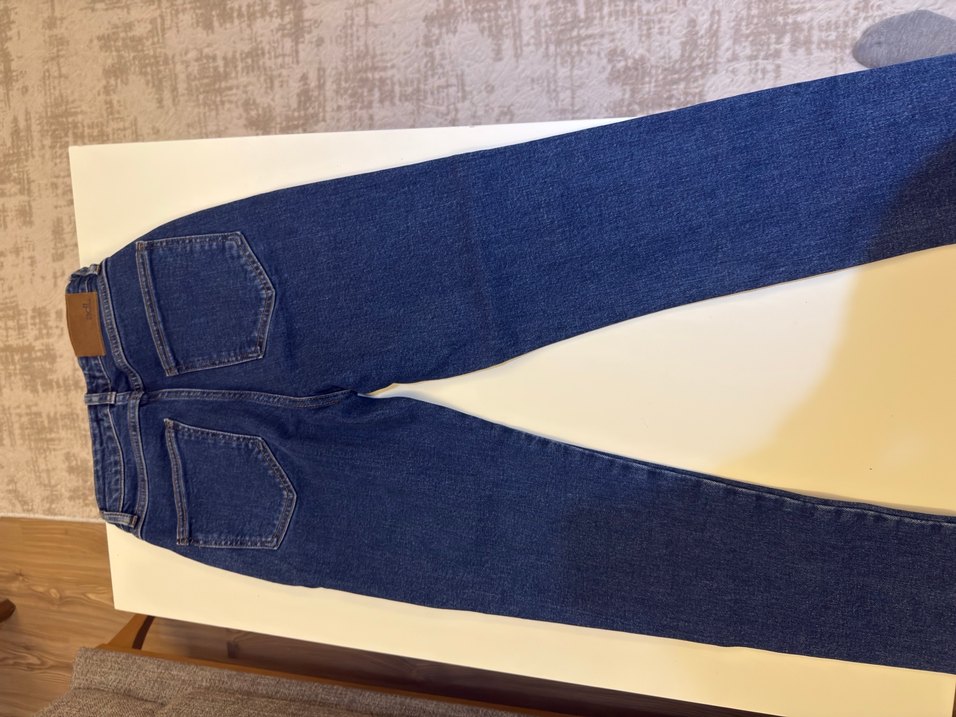 Lacivert  Kadın Kot Pantolon - Görsel 4