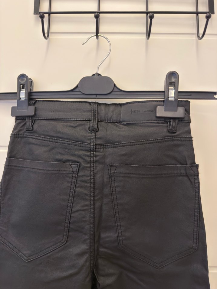 Siyah mumlu  Kadın Pantolon - Görsel 4