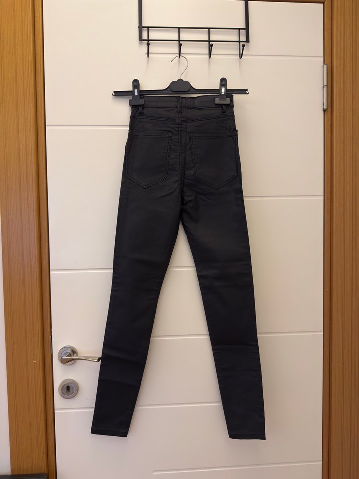 Siyah mumlu  Kadın Pantolon - Görsel 5