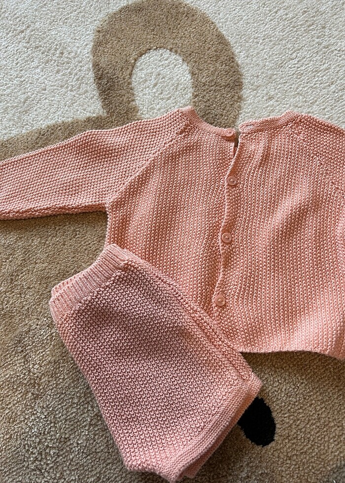 Zara yenidoğan örgü takım - Görsel 2