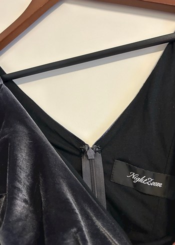 ADL Nightzoom kadife elbise - Görsel 4