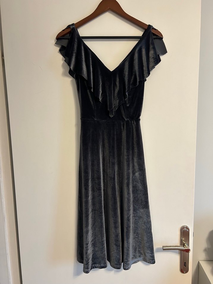 ADL Nightzoom kadife elbise - Görsel 3