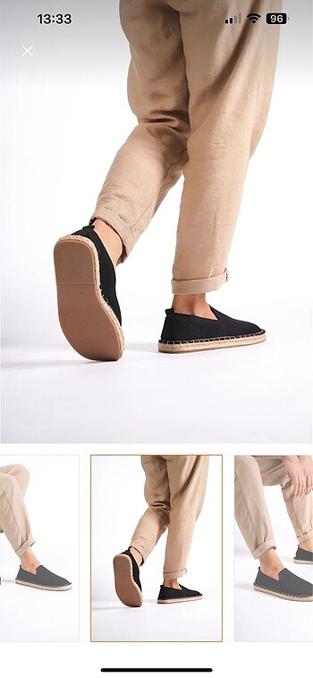 Keten espadril - Görsel 3