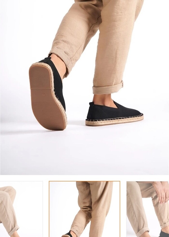 Keten espadril - Görsel 3