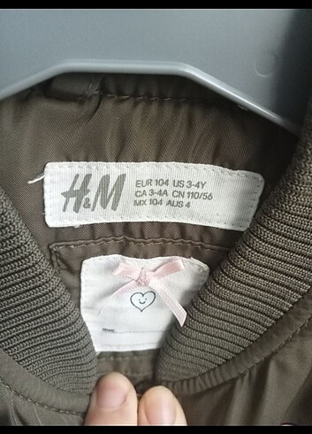 4 Yaş Beden haki Renk H&m mont