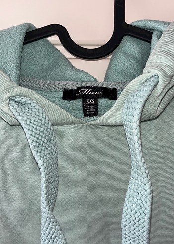 Mavi Mavi Kapüşonlu Rahat Kesim Sweatshirt