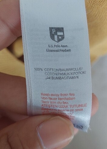 U.S Polo Assn. Sarı kazak
