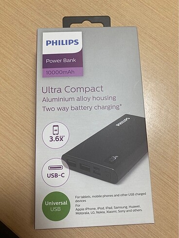 Philips Powerbank 10000mAh
