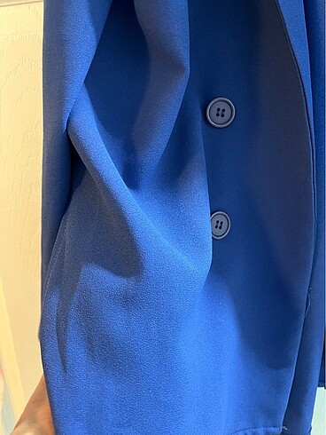 m Beden lacivert Renk Saks Mavisi Blazer Ceket