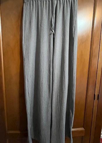 Gri Kadın Bürümcük Uzun Kollu Takım - Görsel 2