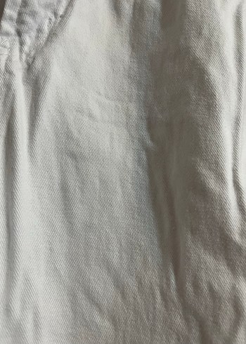 Beyaz Regular Fit Pamuklu Kadın Kot Pantolon - Görsel 2