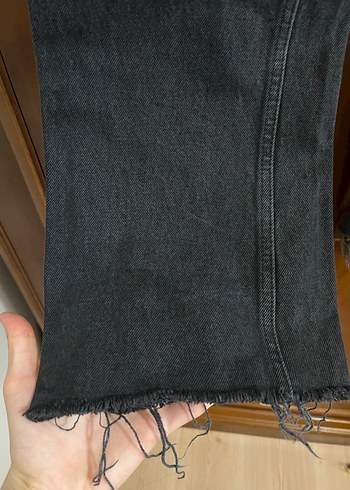 Zara Extra Yüksek Bel Siyah jean - Görsel 3