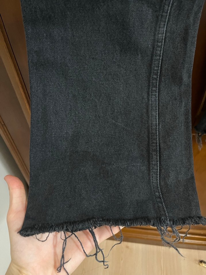 Zara Extra Yüksek Bel Siyah jean - Görsel 3