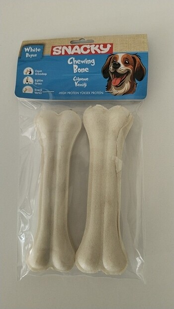Snacky Köpek Çiğneme Kemiği 2 adet 15 cm
