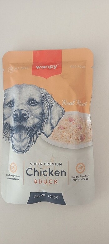 Wanpy köpek pouch yaş mama 100gr 4 lü paket - Görsel 8