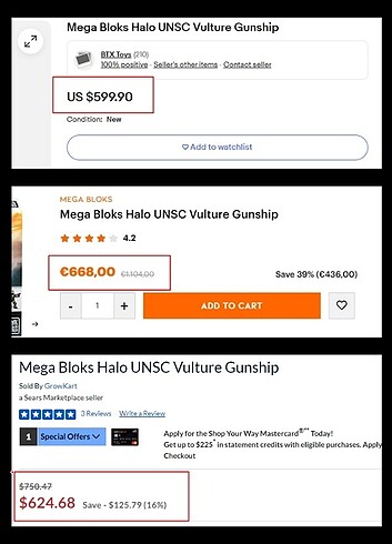 Diğer Mega Bloks Halo UNSC Vulture Gunship