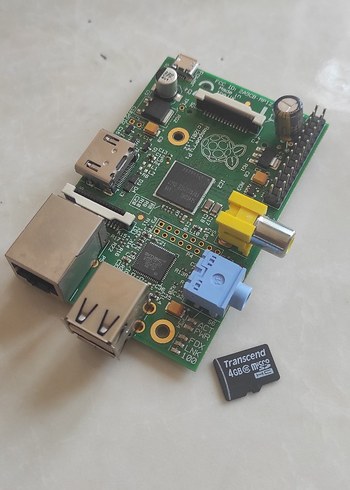 Raspberry Pi Geliştirme Kartı ve 4GB MicroSD Kart