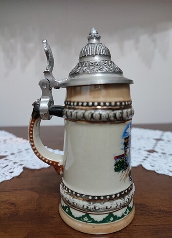 Zinn kapaklı tankard