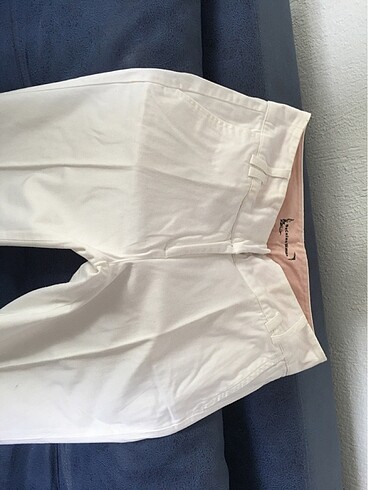 32 Beden beyaz Renk 32/32 Beden Defakto marka keten beyaz pantolon
