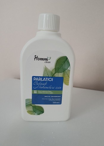 Homm Bitkisel Bulaşık Makinesi Parlatıcı 500 ml - Görsel 2