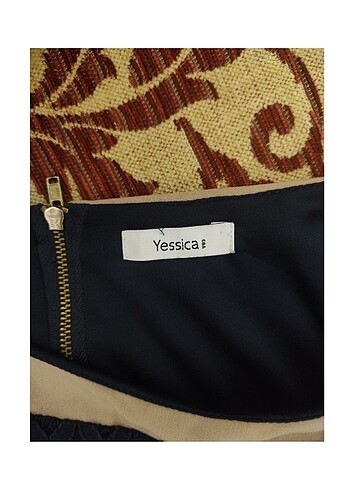 m Beden Yessica Lacivert Elbise