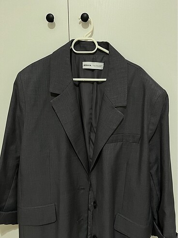 m Beden gri Renk Bershka blazer ceket