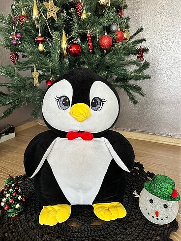 Peluş penguen büyük boy oyuncak
